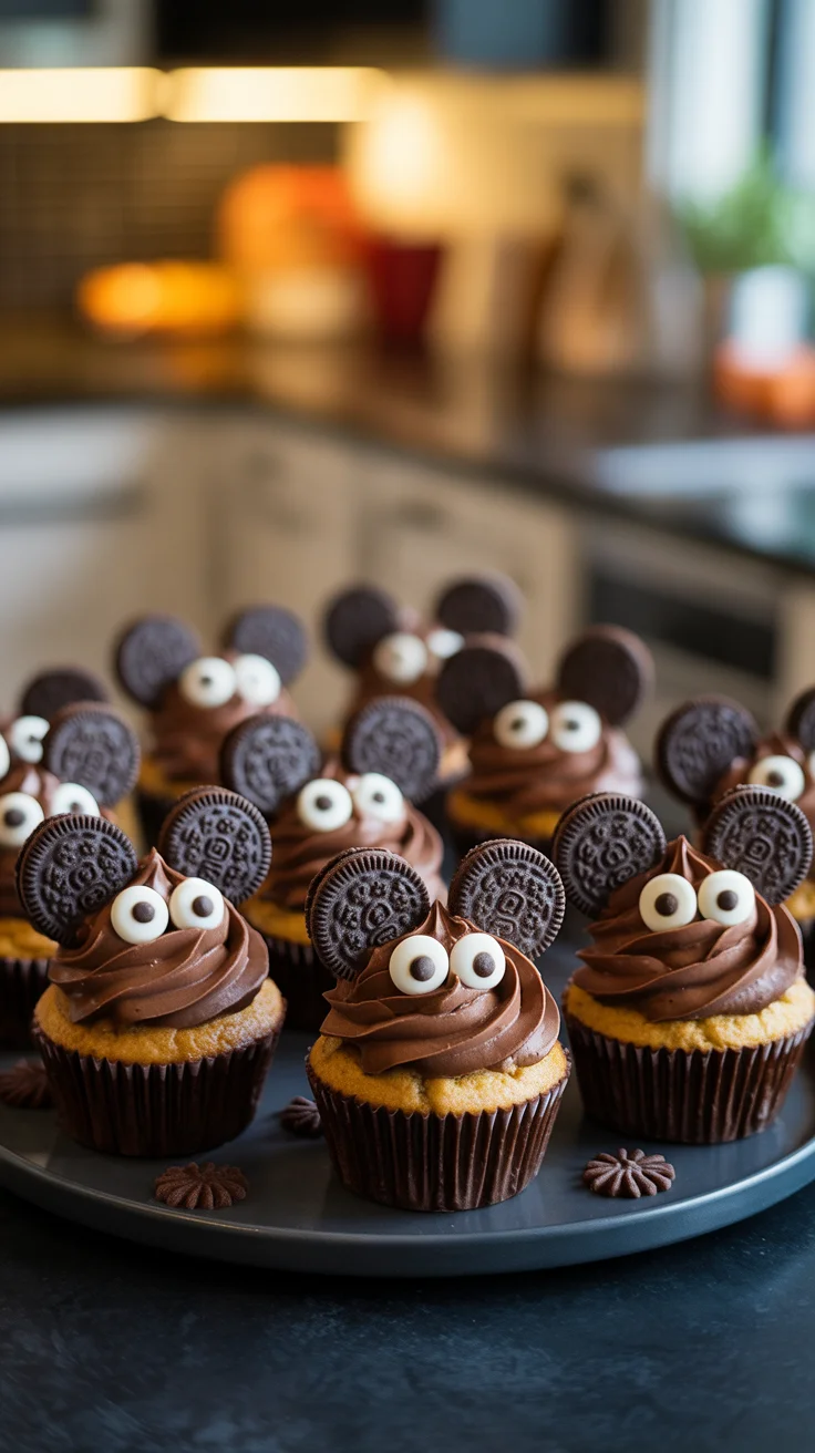 Spooky Halloween Bat Muffins (Easy & Fun Treats for Kids)