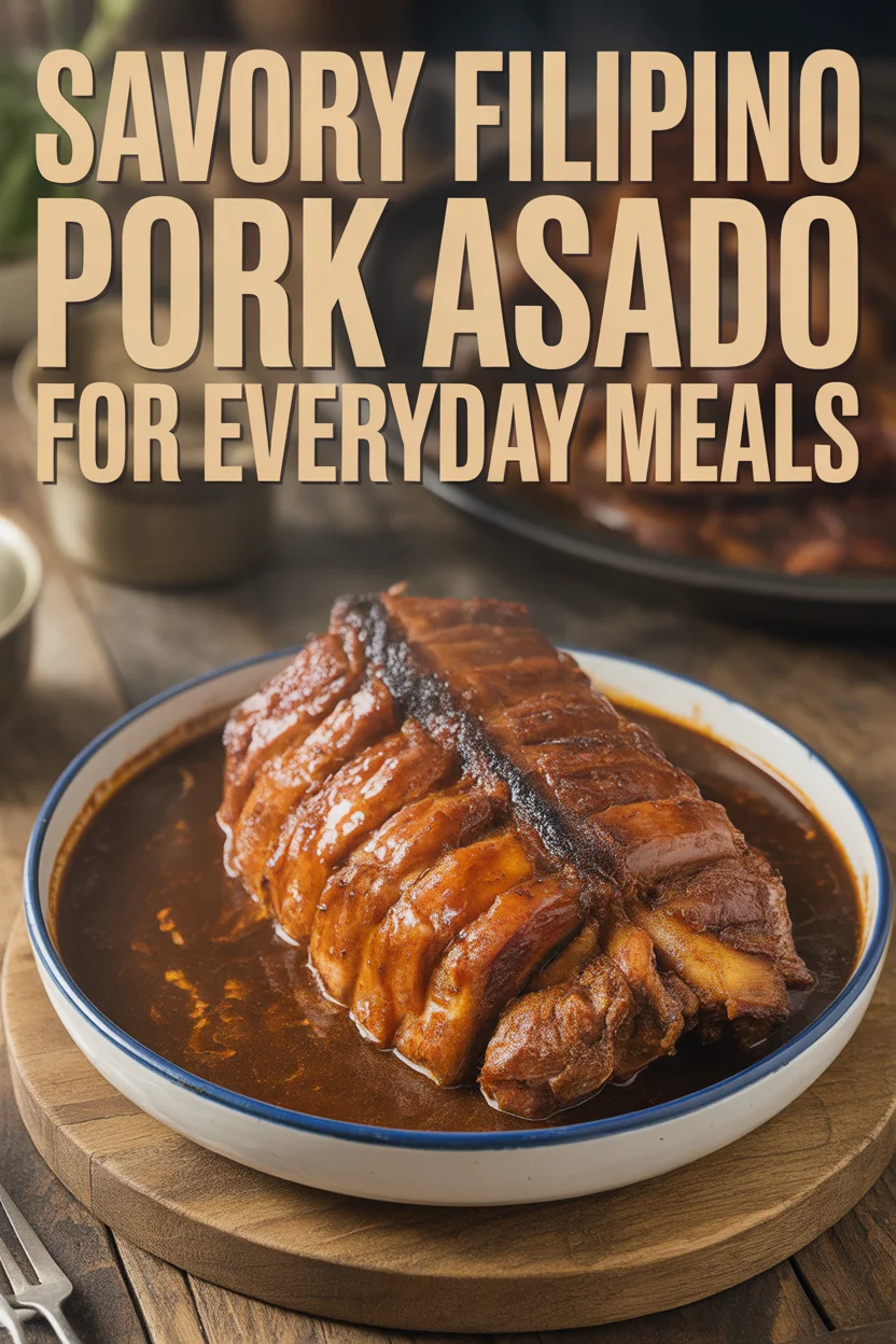Savory Filipino Pork Asado for Everyday Meals