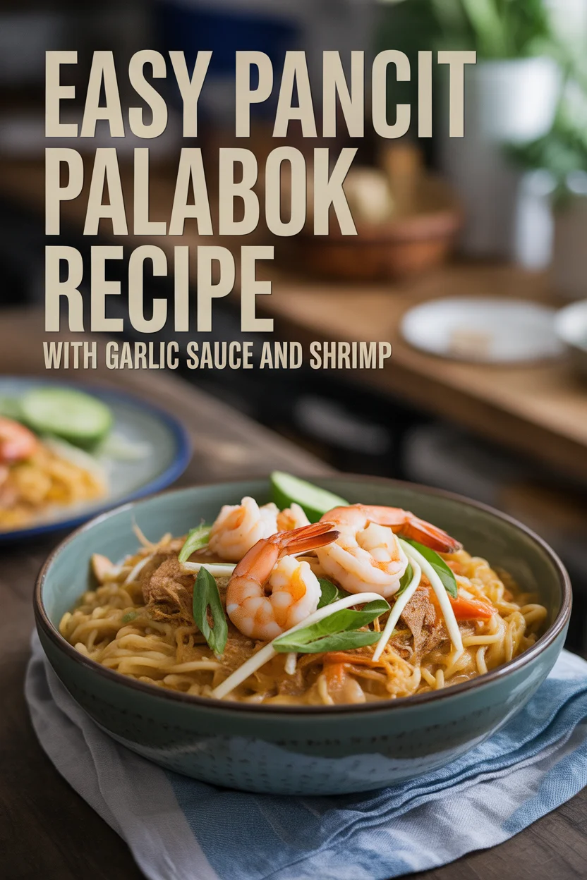 Filipino pancit palabok