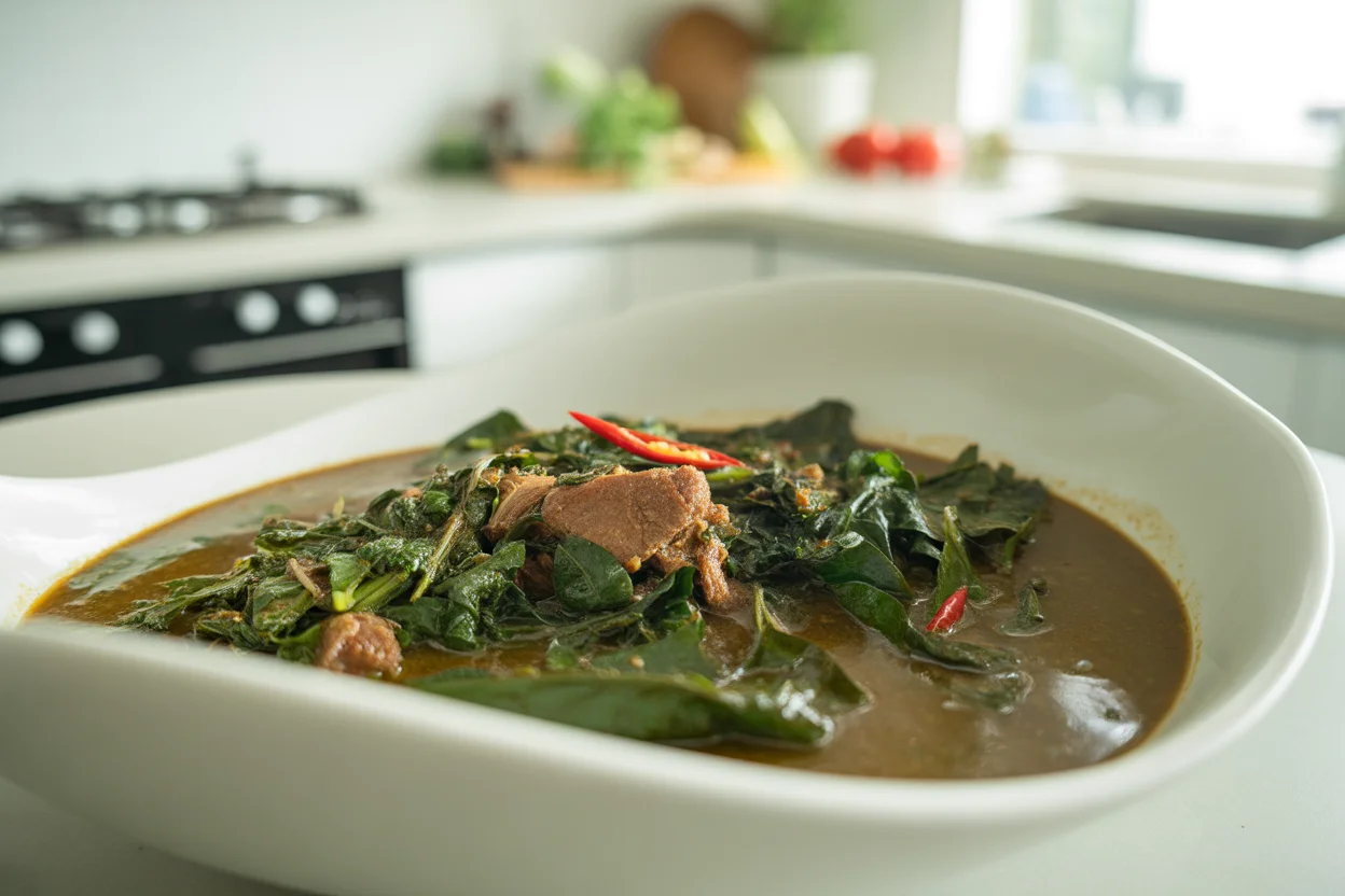 Filipino laing recipe