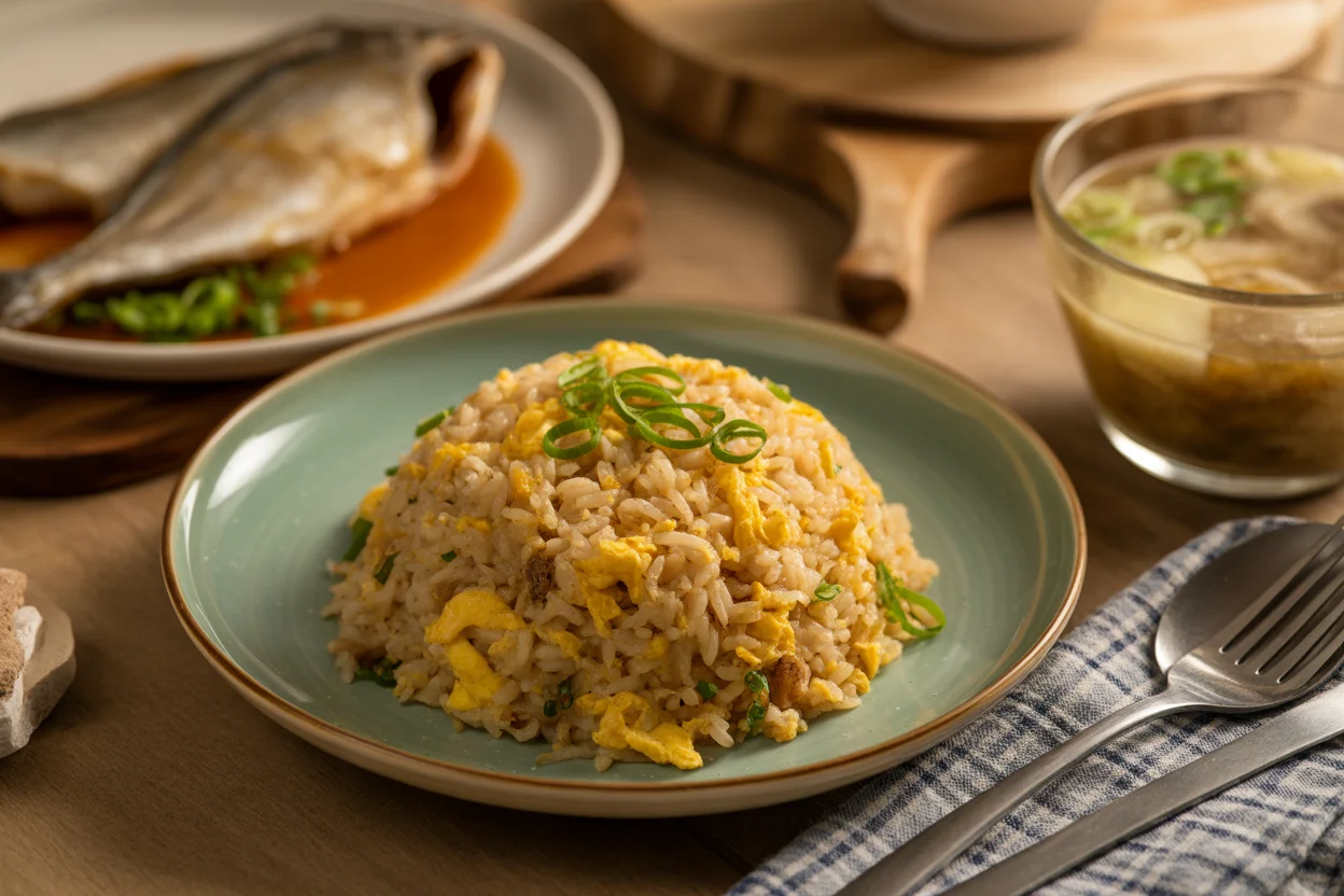 Filipino tinapa fried rice