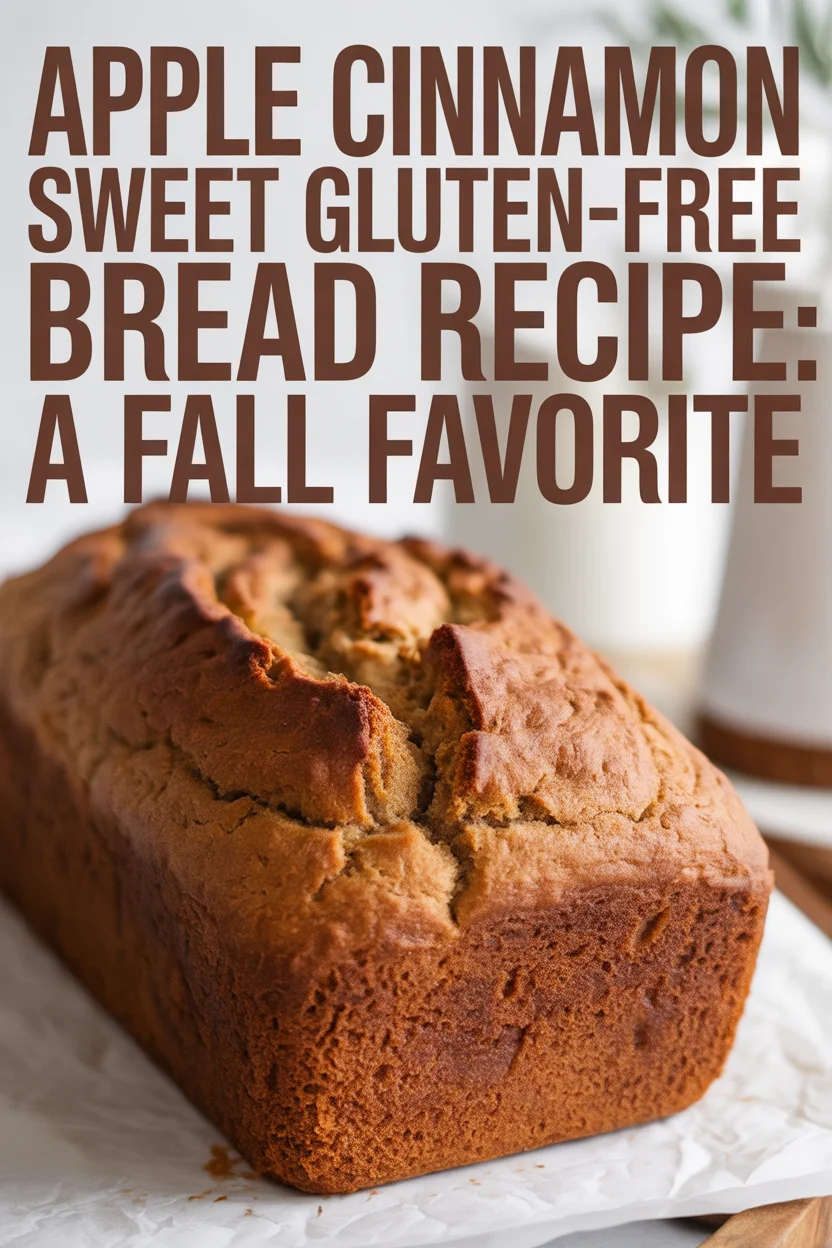 Apple Cinnamon Sweet Gluten Free Bread Recipe