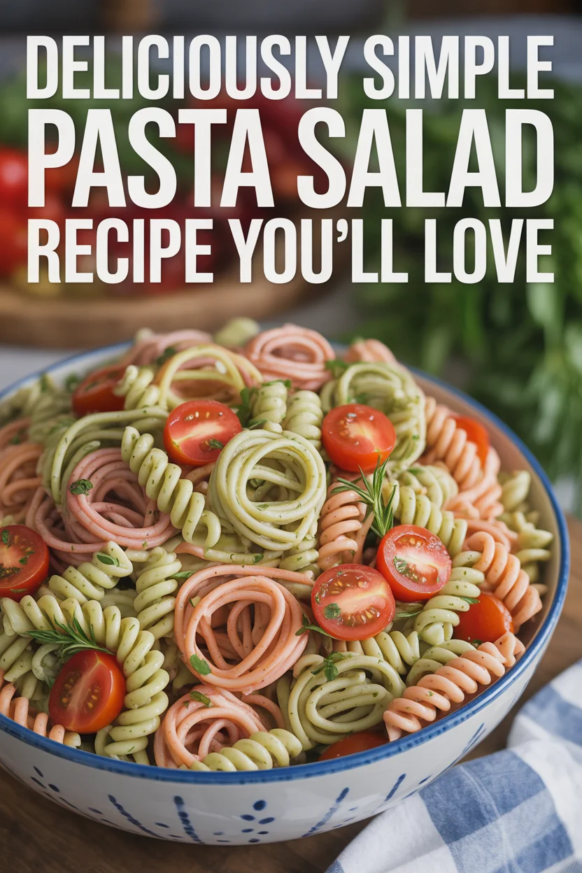 Deliciously Simple Pasta Salad Recipe You'll Love
