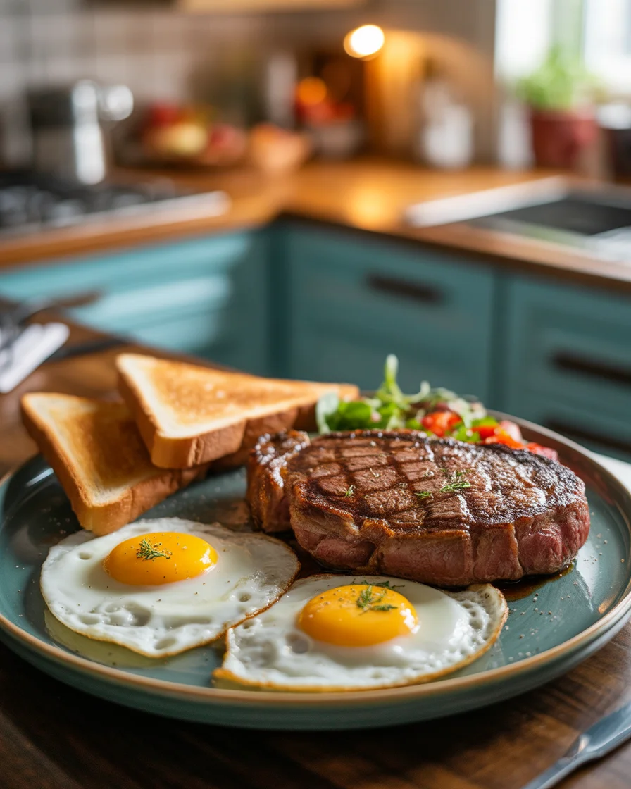 steak and eggs recipe