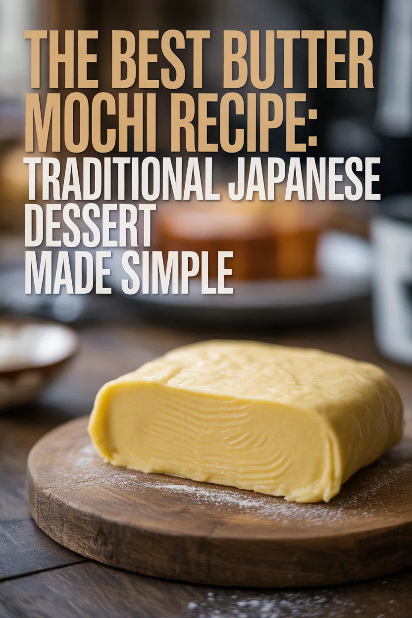 The Best Butter Mochi Recipe: Traditional Japanese Dessert Made Simple