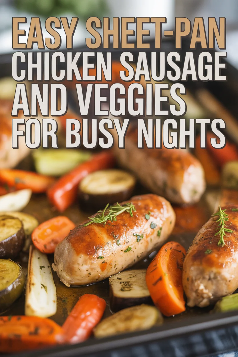 Sheet-Pan Chicken Sausage
