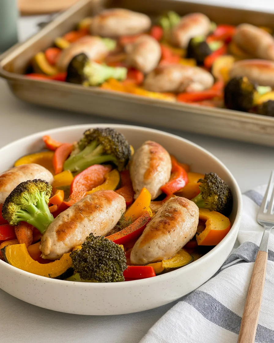 Sheet-Pan Chicken Sausage