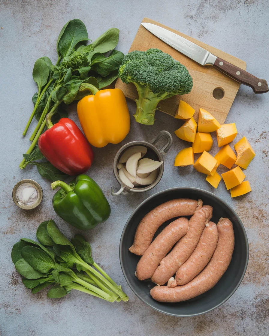 Sheet-Pan Chicken Sausage