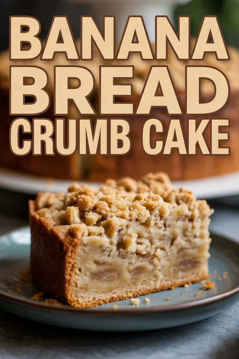 Banana Bread Crumb Cake