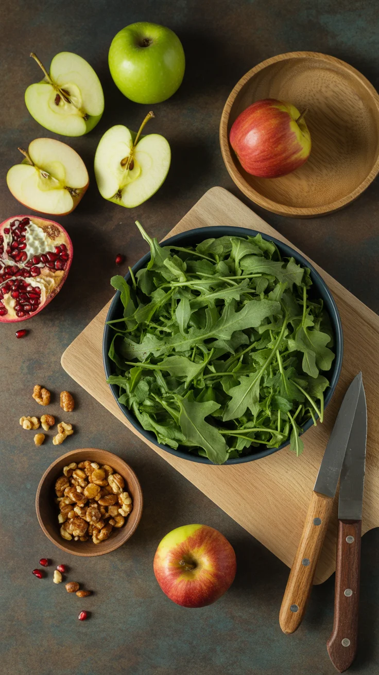 Autumn Harvest Honeycrisp Apple and Feta Salad.