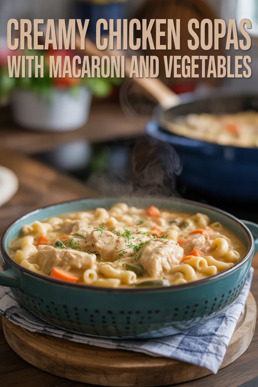 Filipino chicken sopas