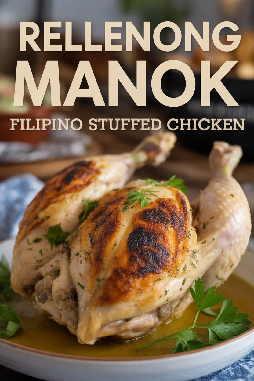 Rellenong Manok – Filipino Style Stuffed Chicken