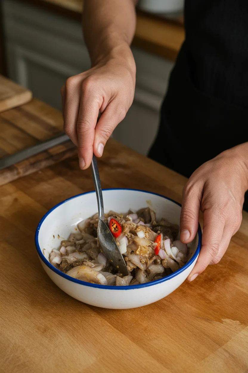Filipino bangus sisig