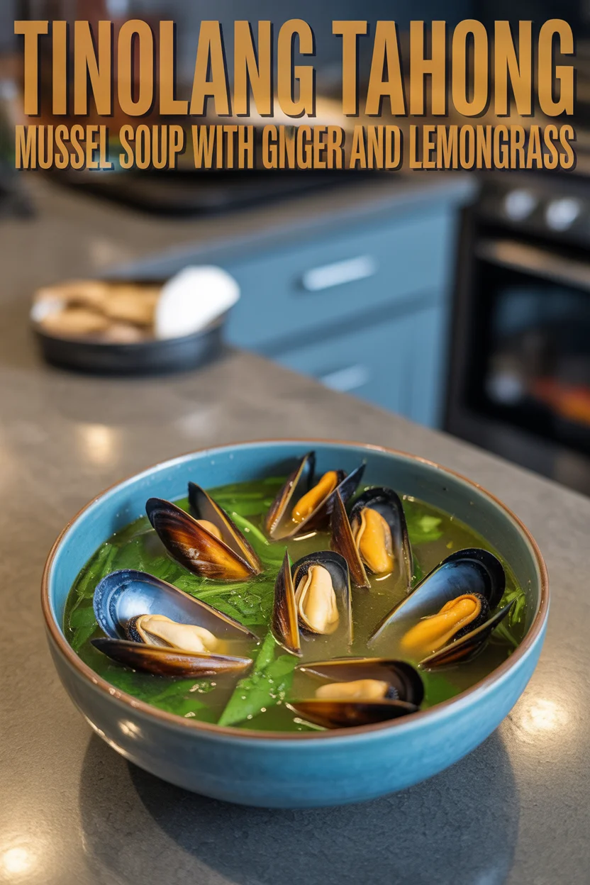 Tinolang Tahong – Mussel Soup with Ginger and Lemongrass