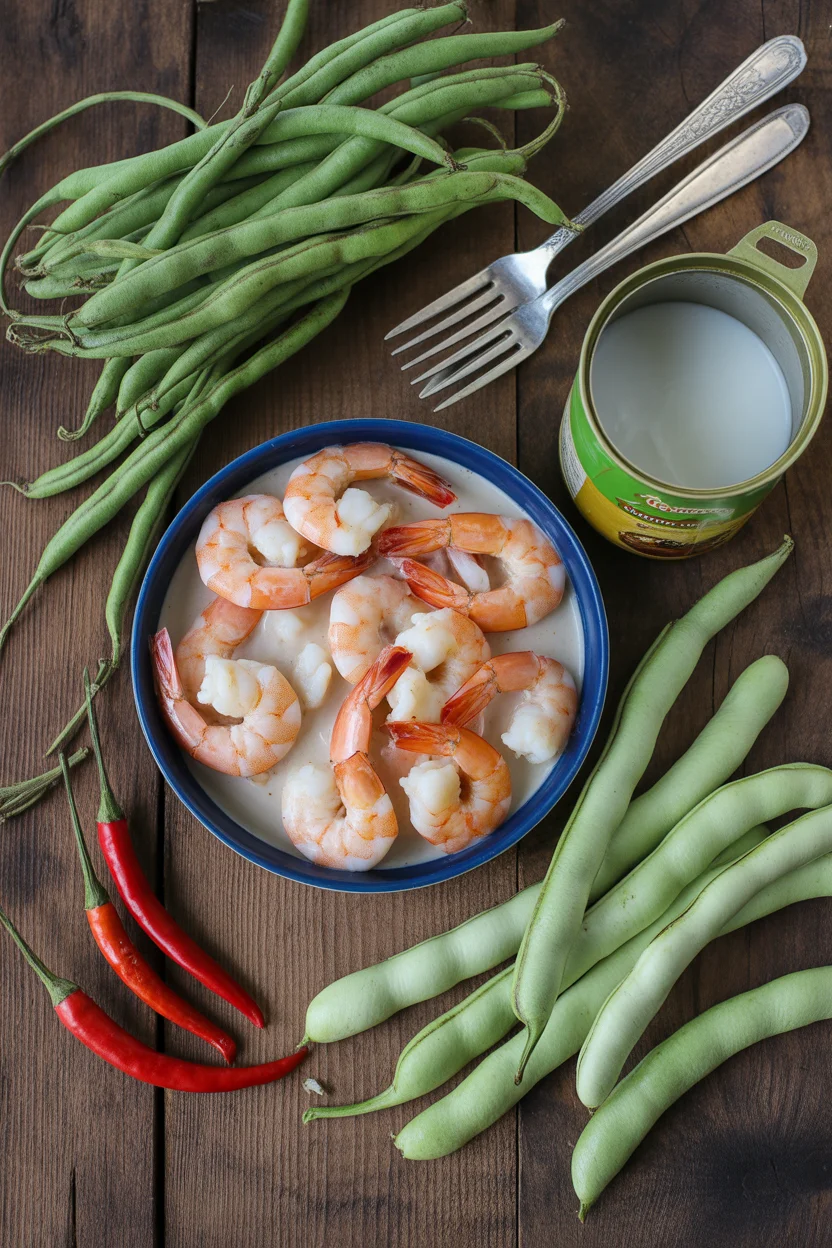 Filipino ginataang hipon
