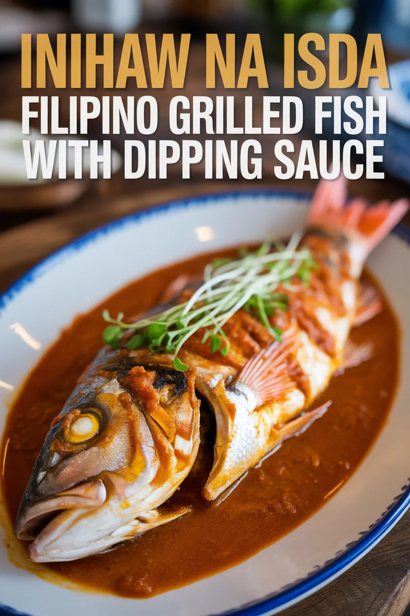 Inihaw na Isda – Filipino Grilled Fish with Dipping Sauce