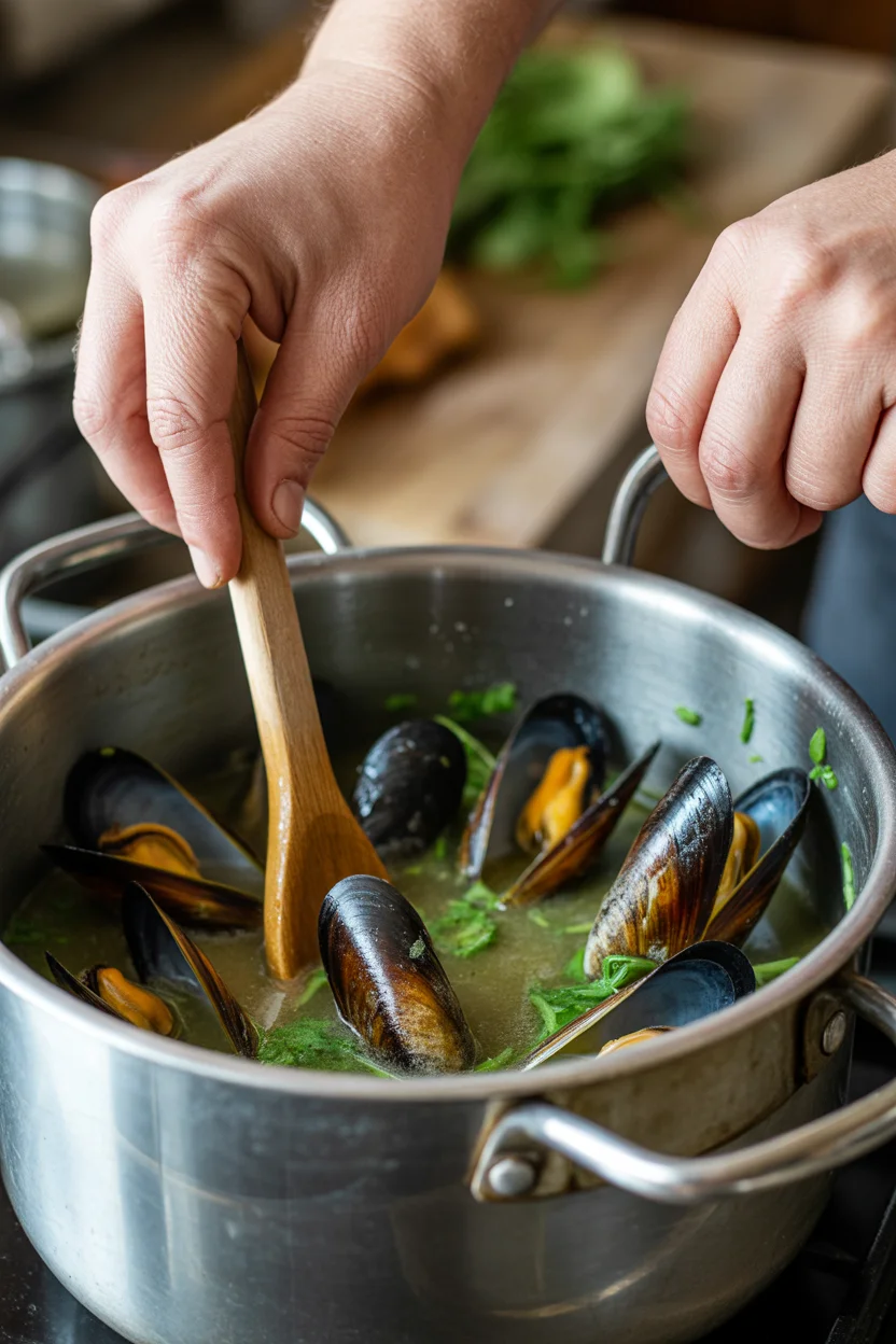 Tinolang Tahong – Mussel Soup with Ginger and Lemongrass