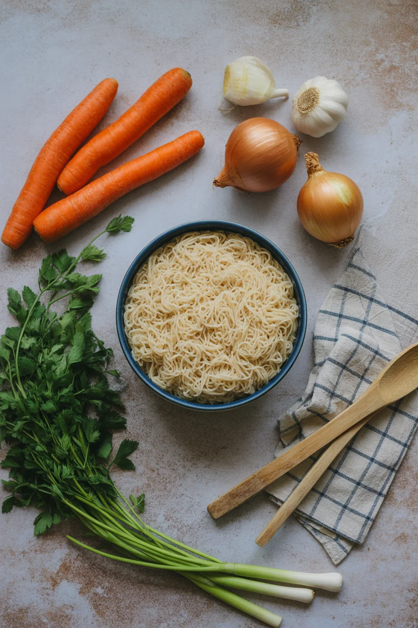 Filipino pancit sotanghon guisado