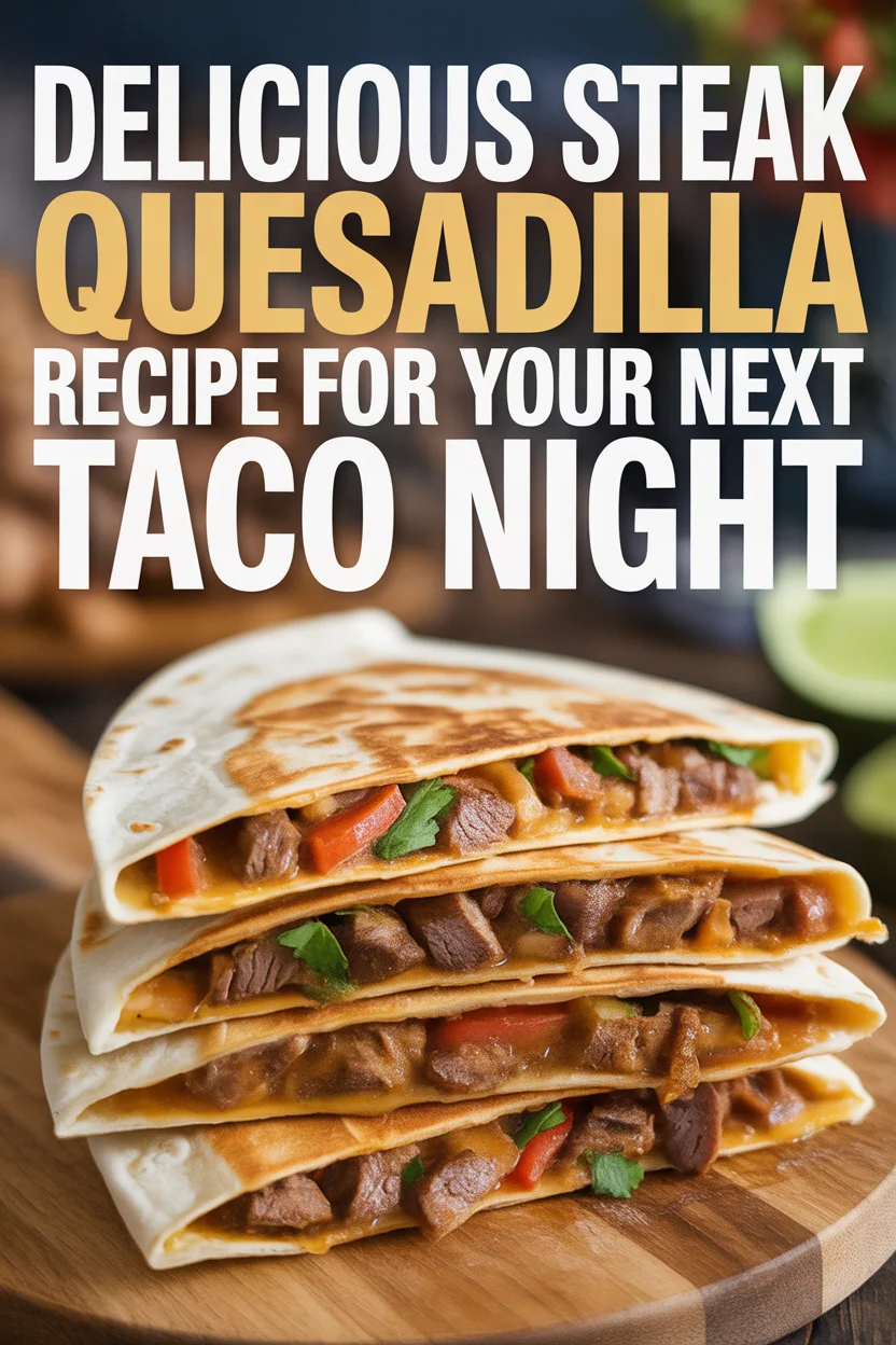 Delicious Steak Quesadilla Recipe for Your Next Taco Night