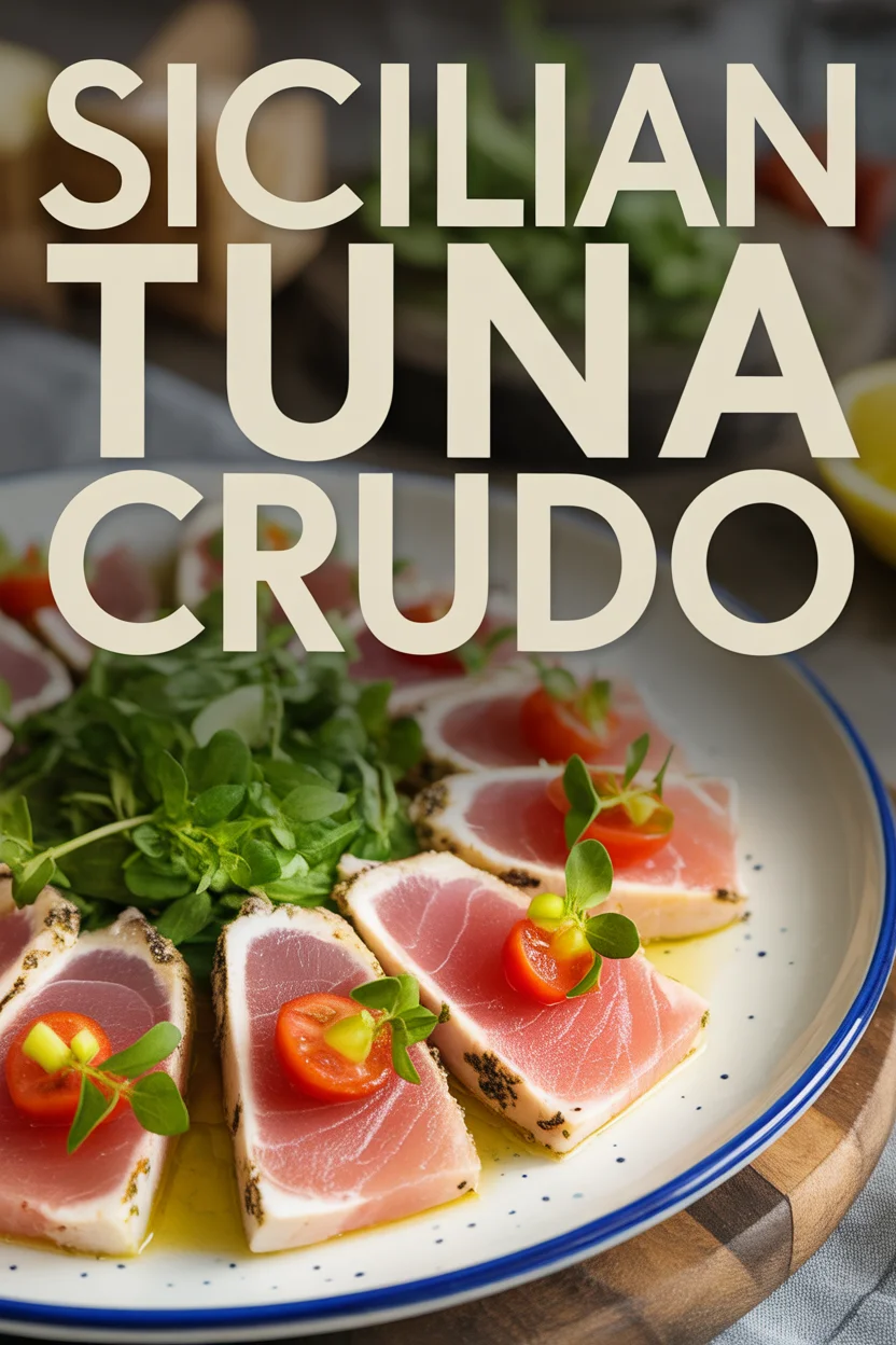 Sicilian Tuna Crudo
