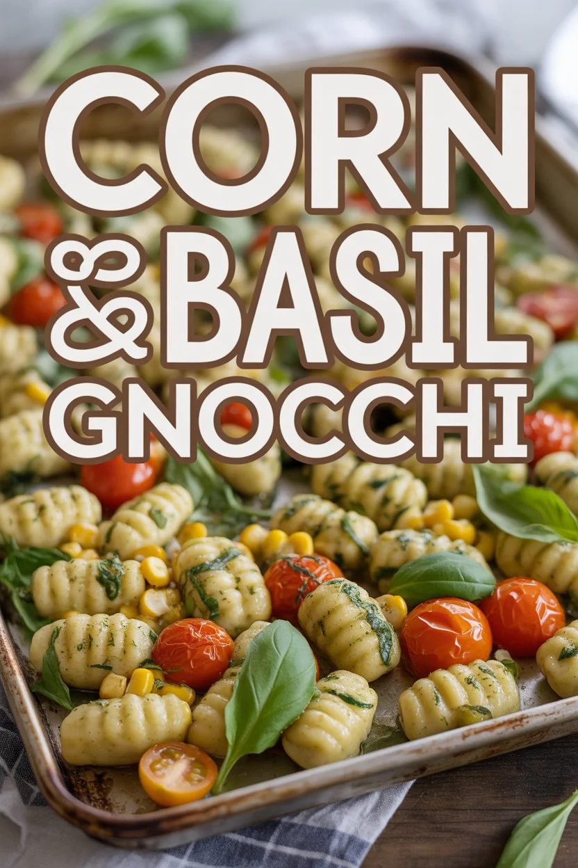 Corn and Basil Gnocchi