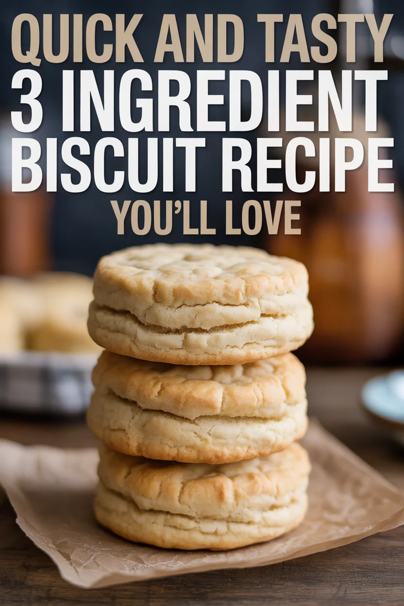 3 ingredient biscuit recipe