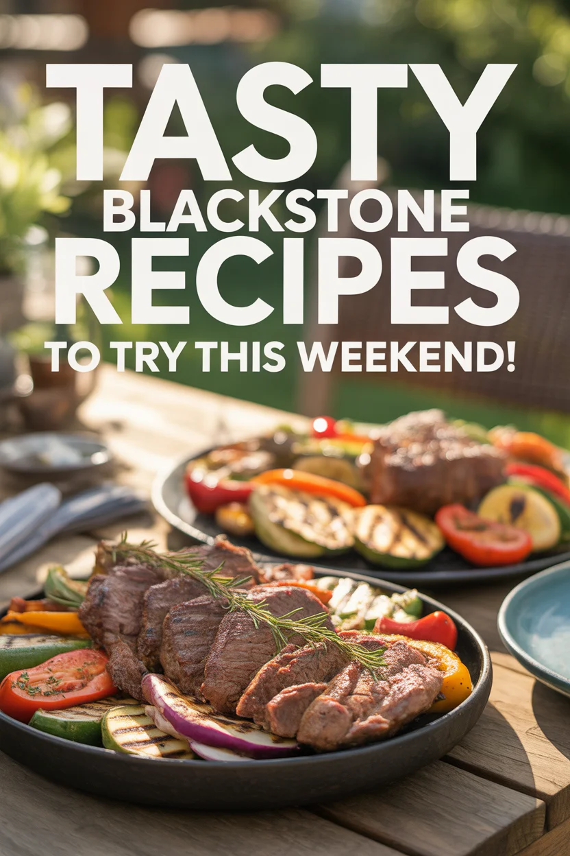 Tasty Blackstone Recipes to Try This Weekend!