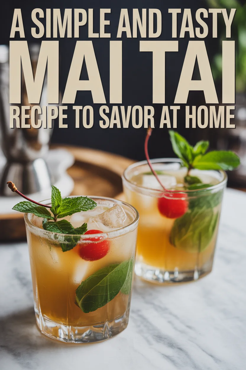 mai tai recipe
