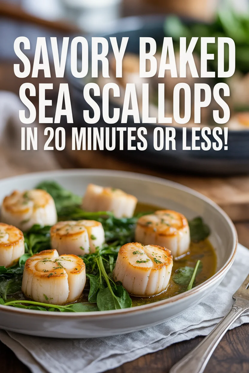 baked sea scallops