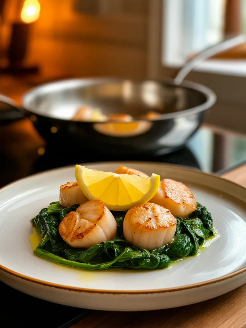 baked sea scallops