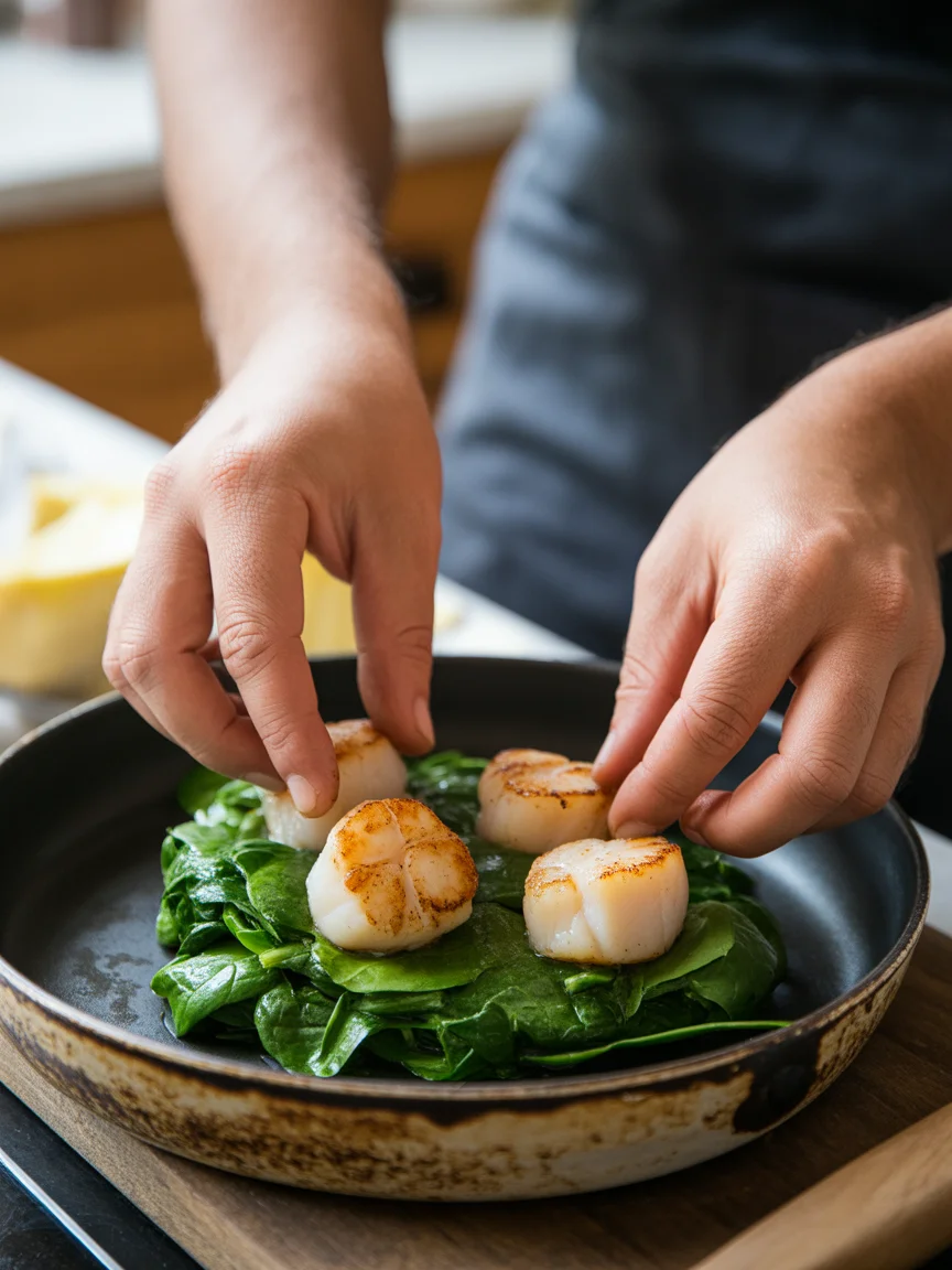 baked sea scallops