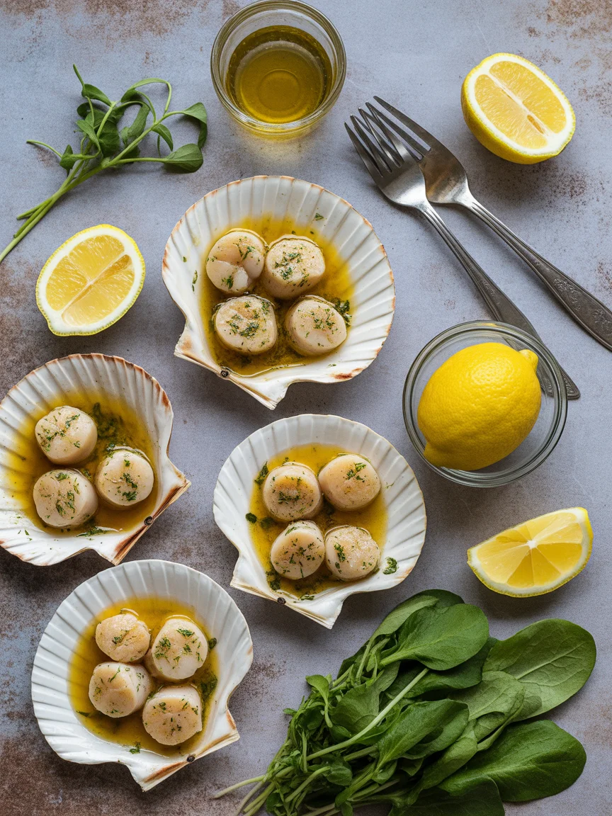 Savory Baked Sea Scallops in 20 Minutes or Less!