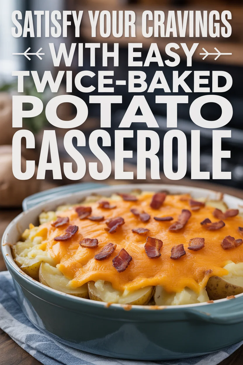 Satisfy Your Cravings with Easy Twice-Baked Potato Casserole