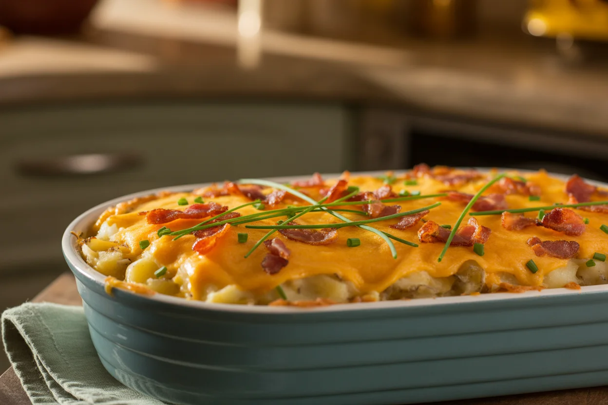 twice baked potatoes.casserole