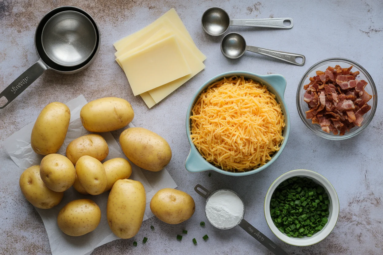 twice baked potatoes.casserole