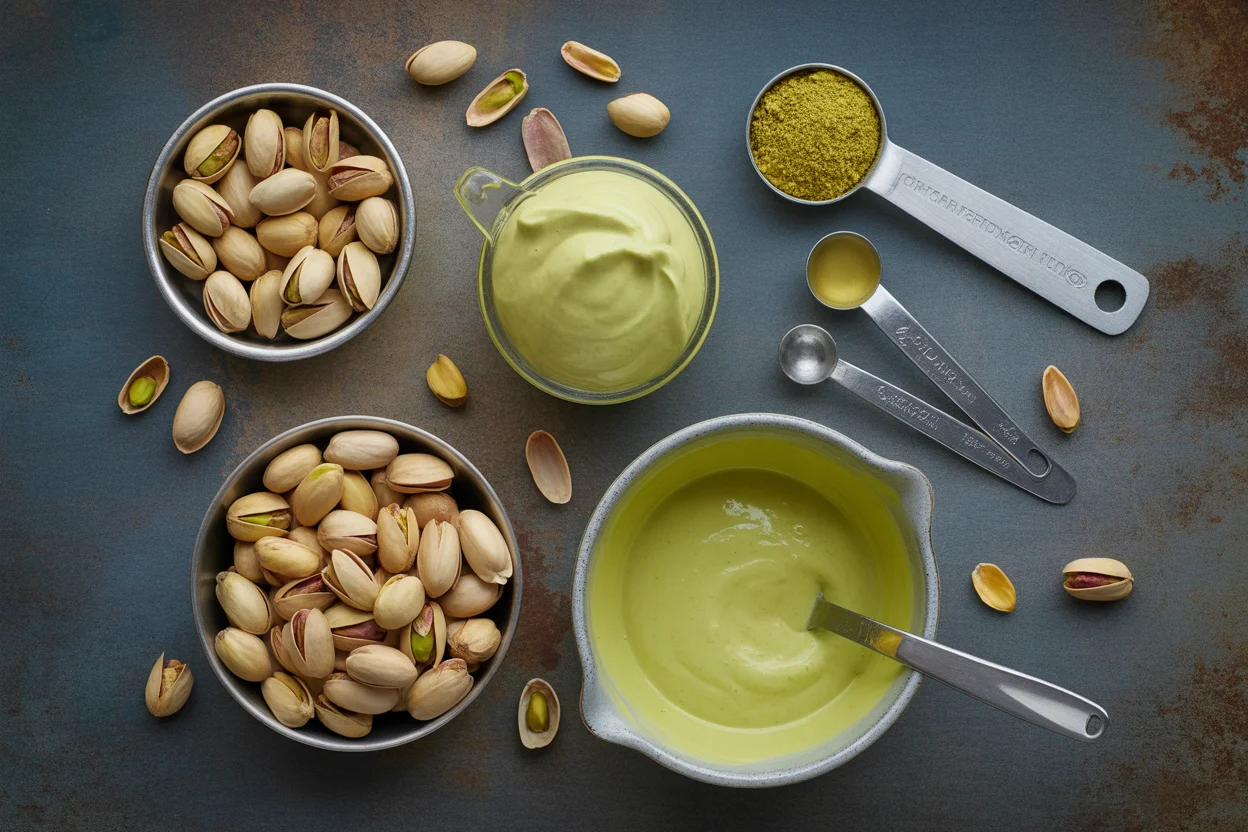 how to make pistachio cream for dubai chocolate