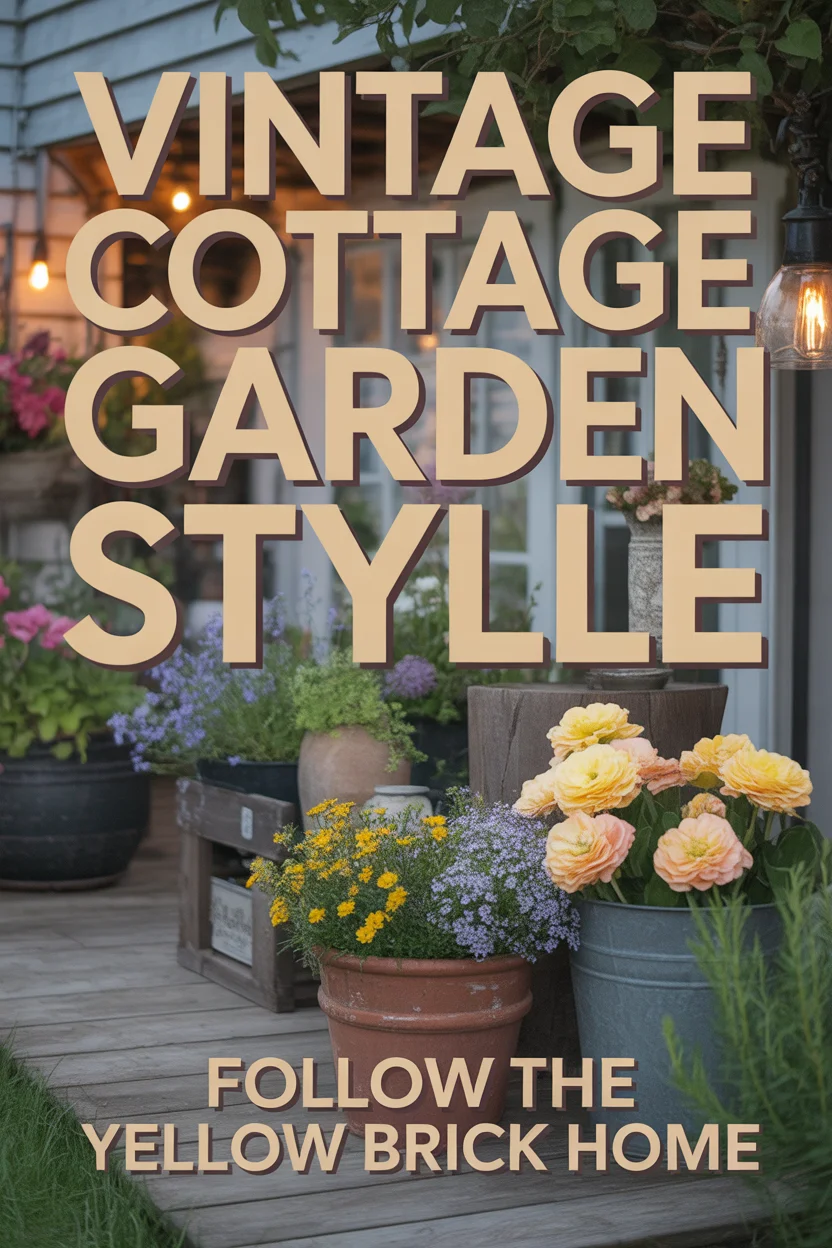 Vintage Cottage Garden Style