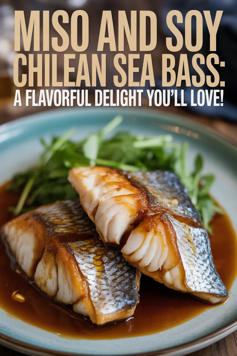 miso and soy chilean sea bass