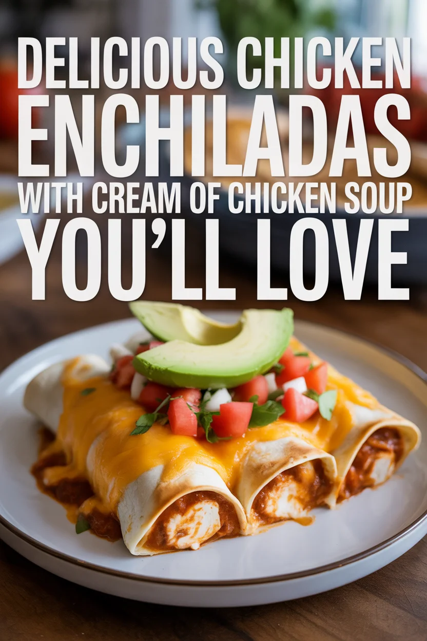 Chicken Enchiladas with Cream of Chicken Soup