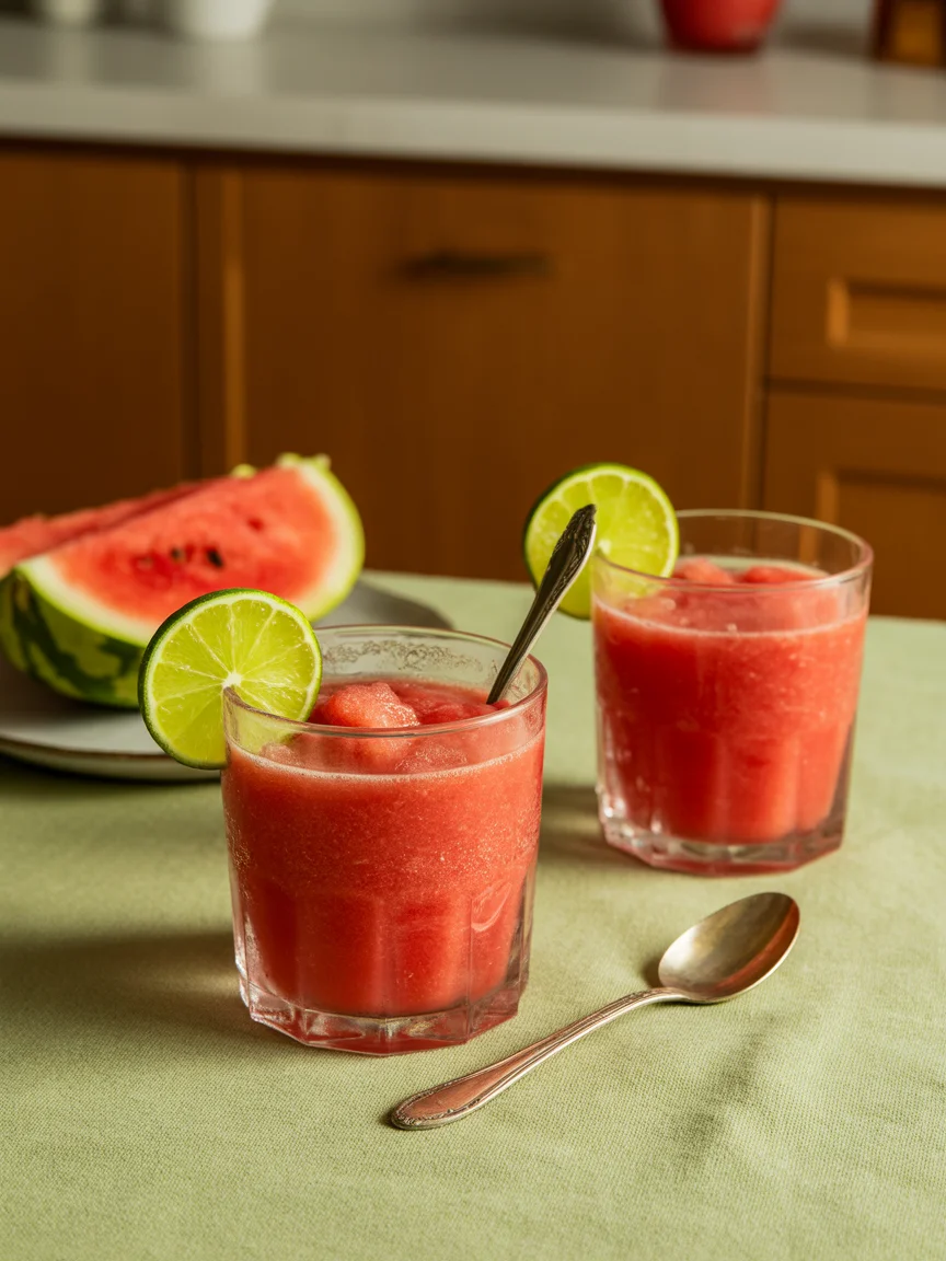 Refreshing Watermelon Slushie Recipe for Hot Summer Days!