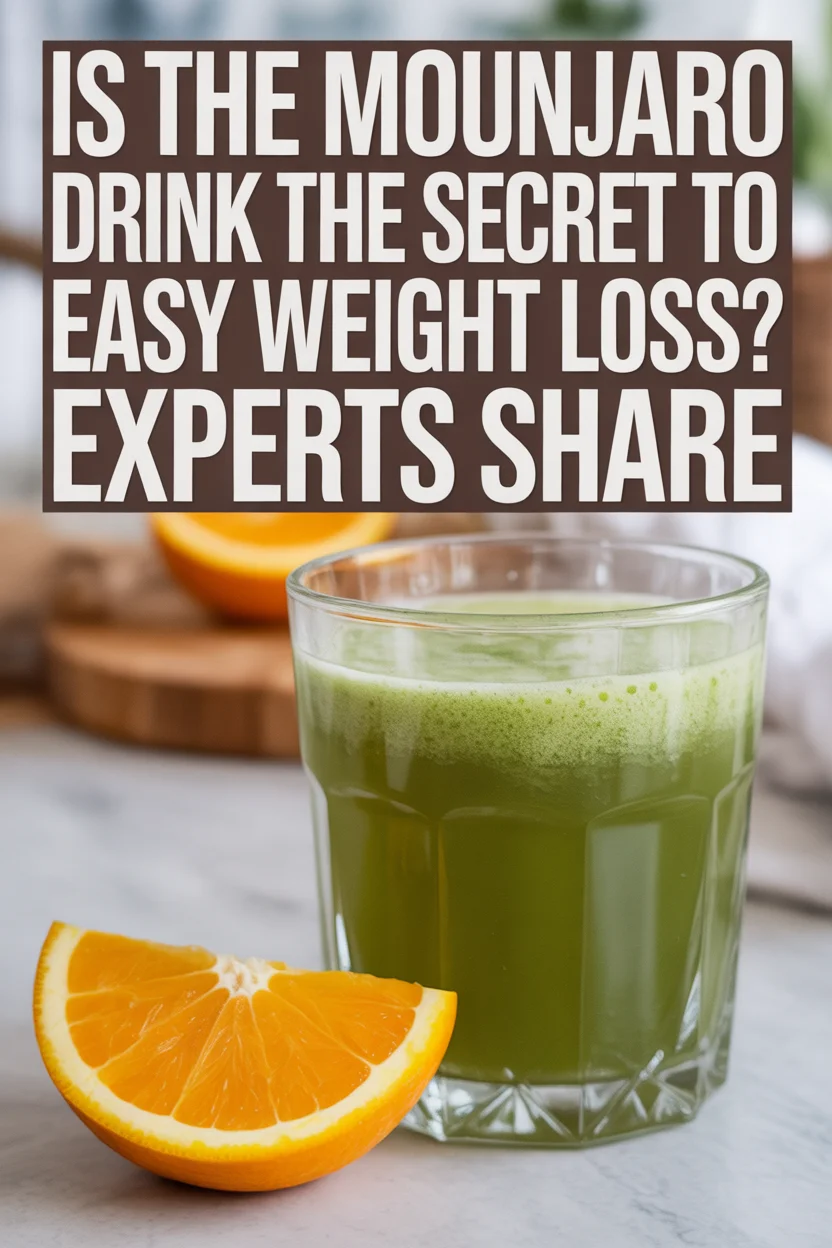 Is the Mounjaro Drink the Secret to Easy Weight Loss? Experts Share