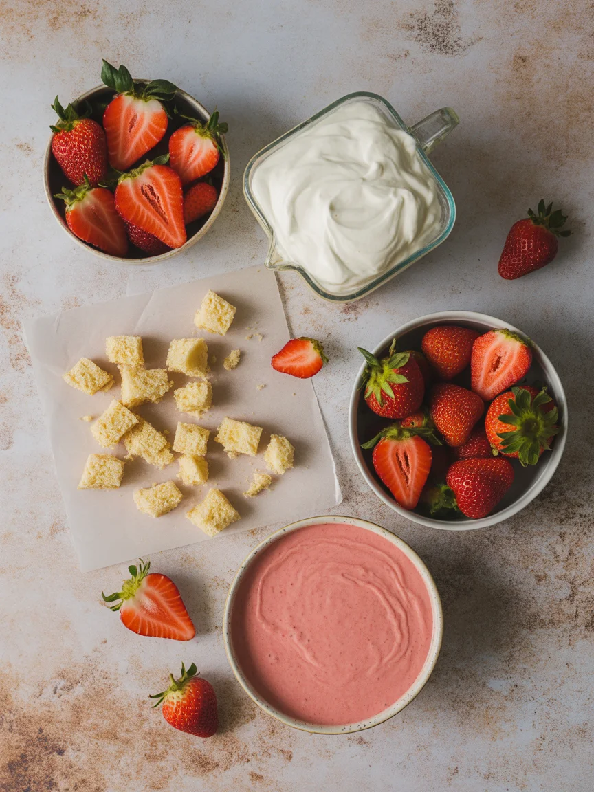Delicious Strawberry Shortcake Protein Smoothie You'll Love