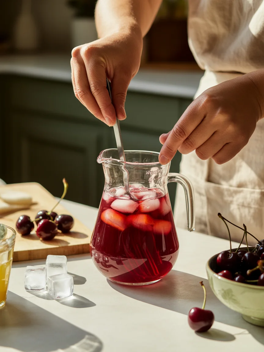 Cherry Pie Iced Tea