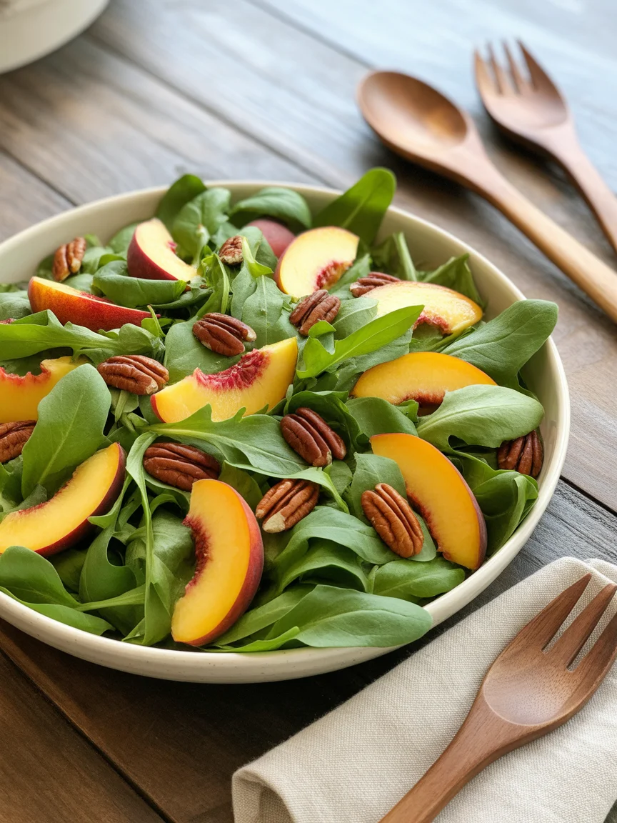 Peach Salad with Feta