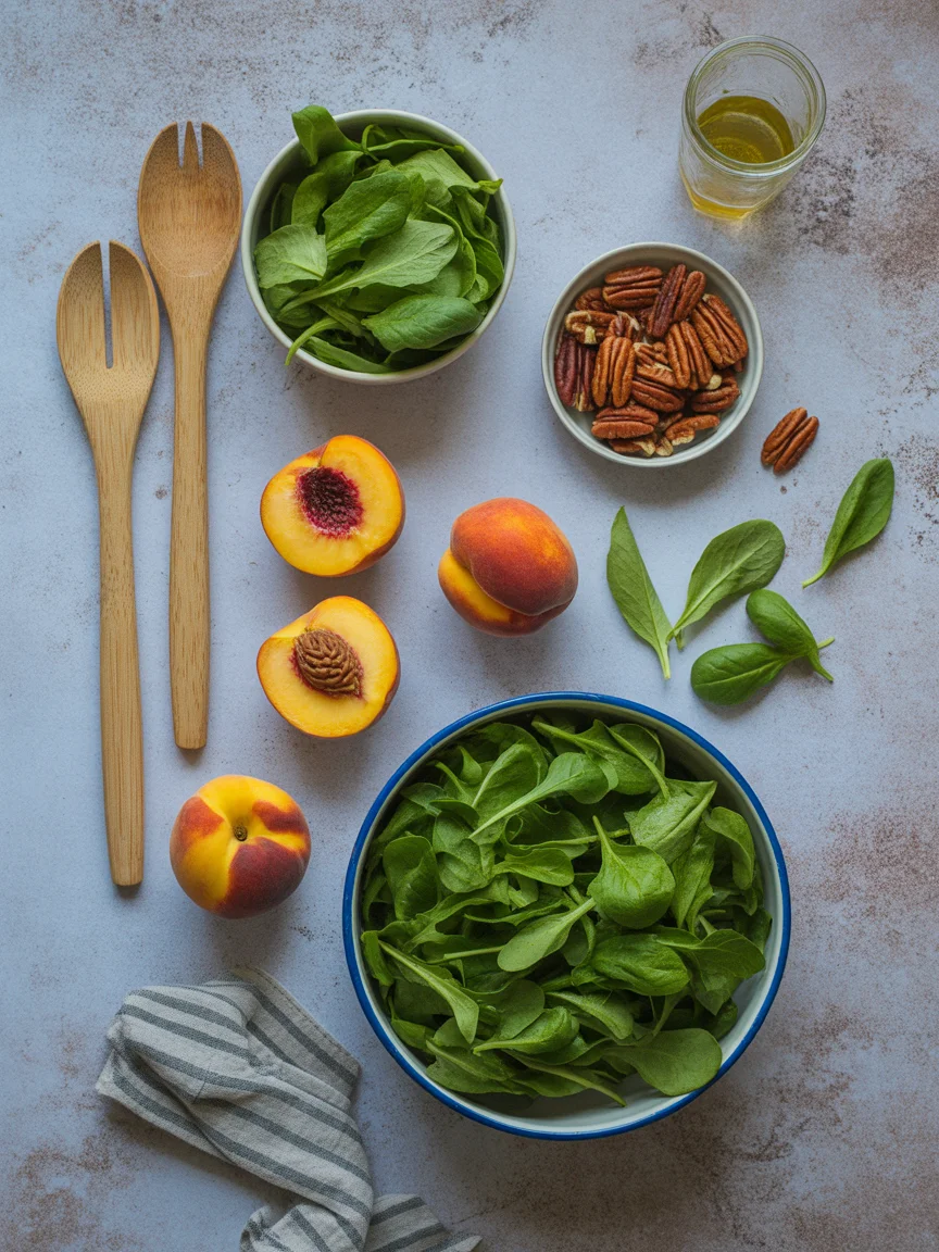 Deliciously Fresh Peach Salad with Feta for Summer Days