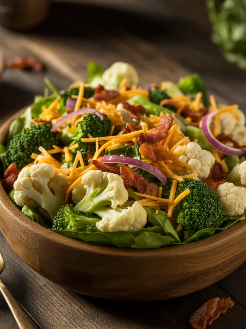 broccoli cauliflower salad