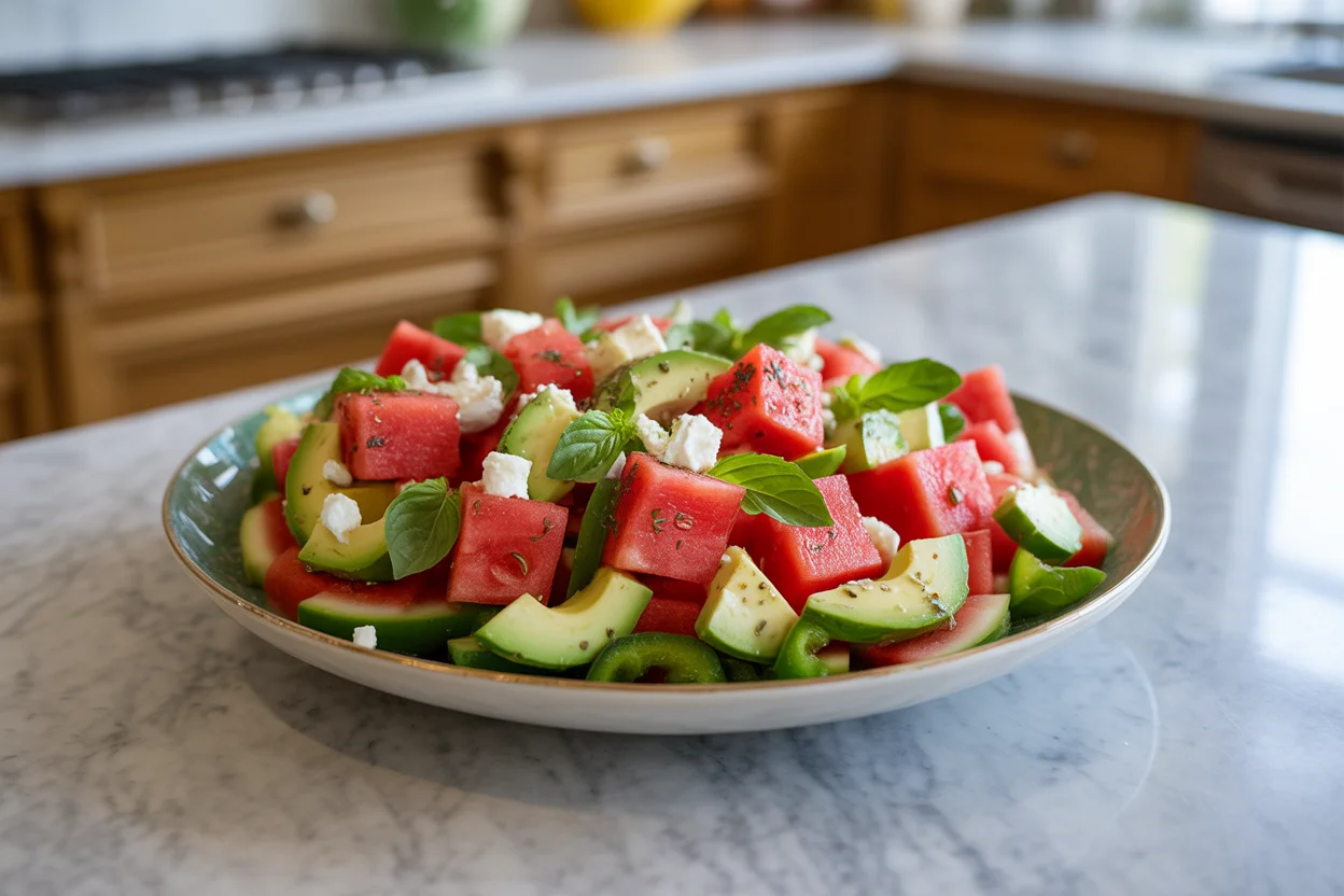 Watermelon Salad with Feta