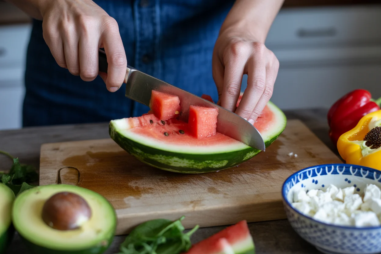Watermelon Salad with Feta