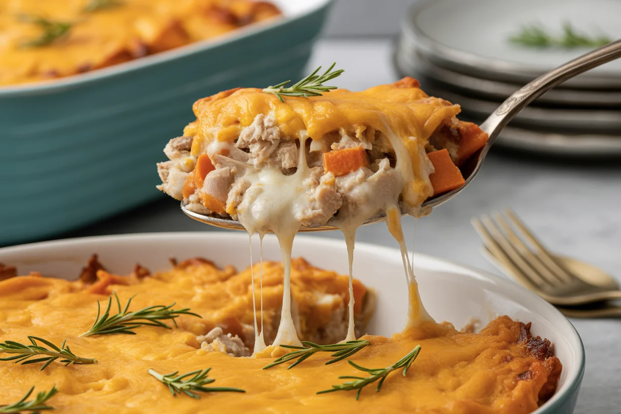 Hearty Turkey Sweet Potato Casserole for Cozy Nights