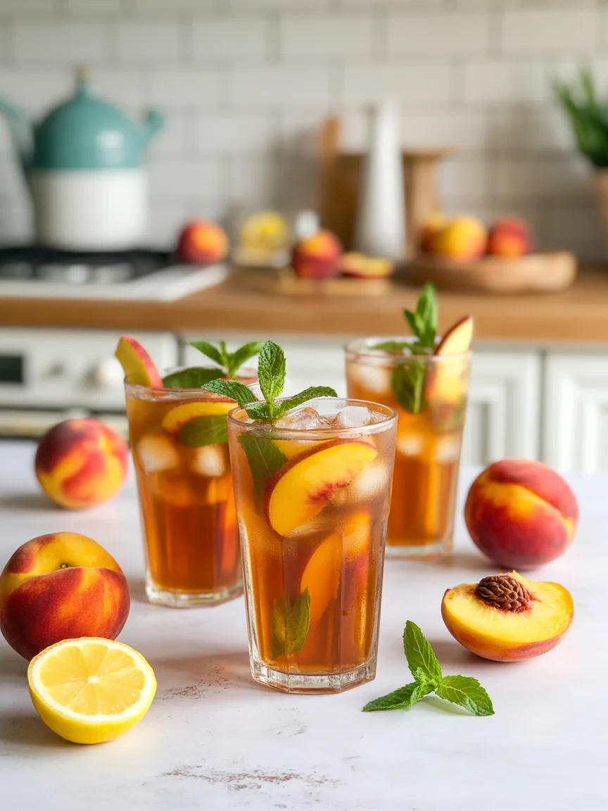 Sip into Summer with Homemade Southern Peach Tea